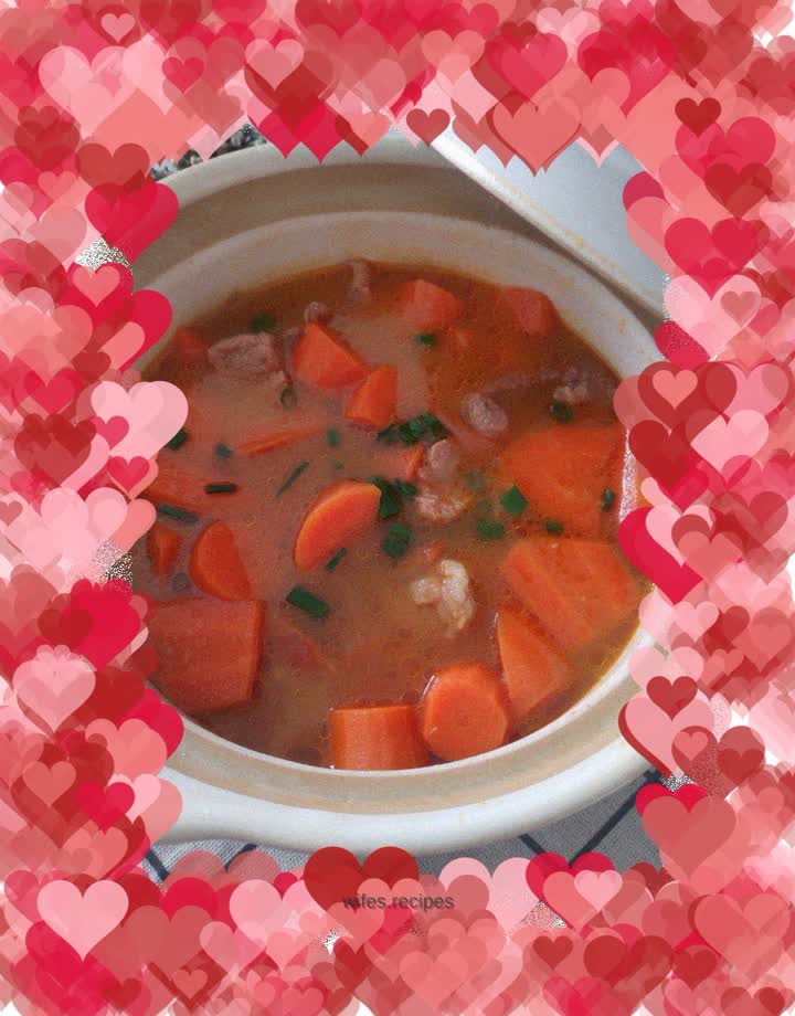 Beef stew with carrots