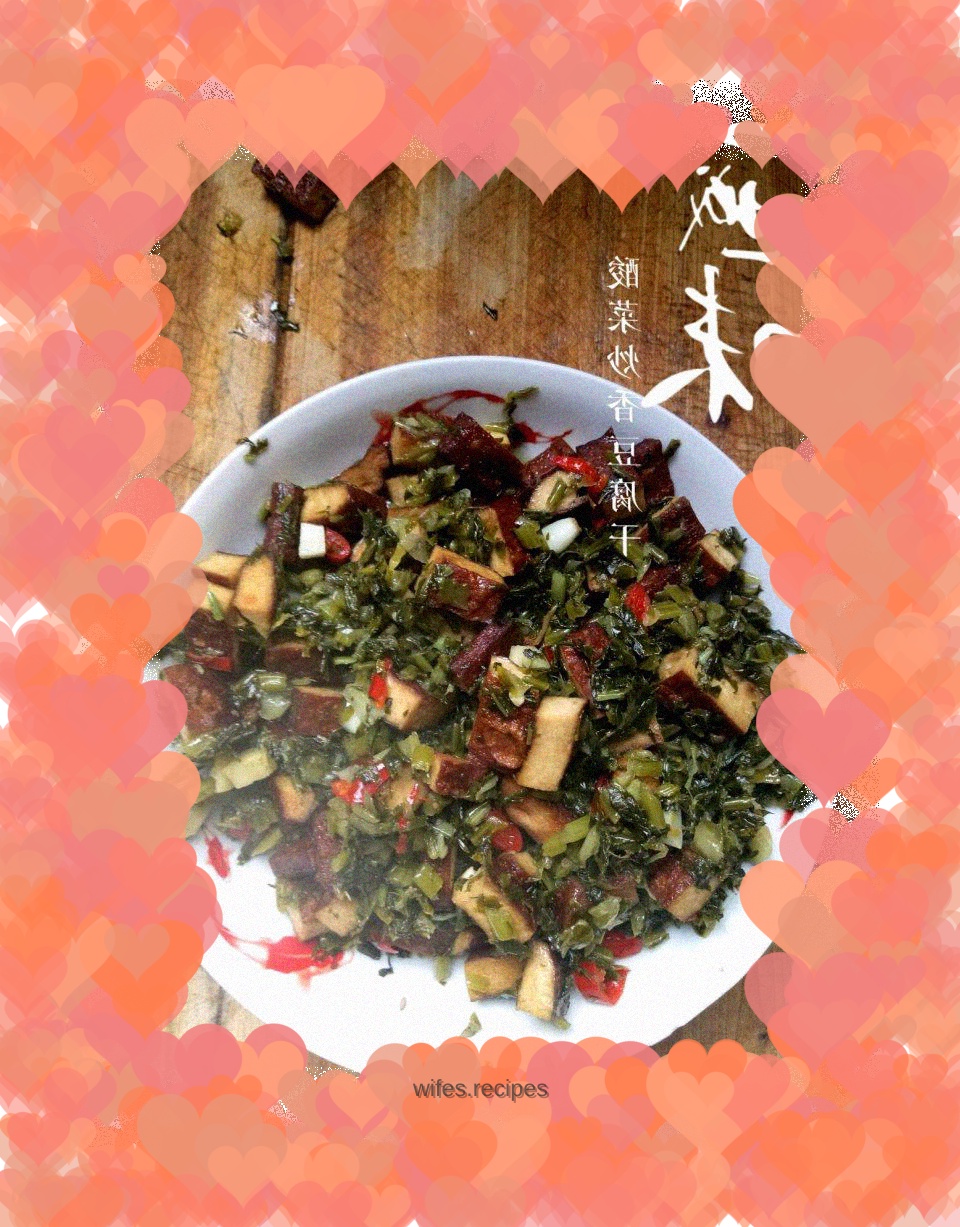 Stir-fried dried tofu with pickled cabbage