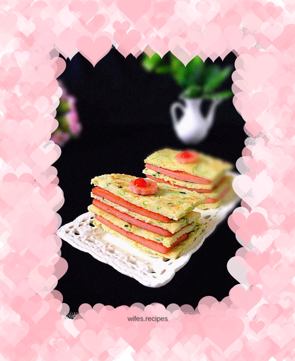 Zucchini and Ham Pancakes