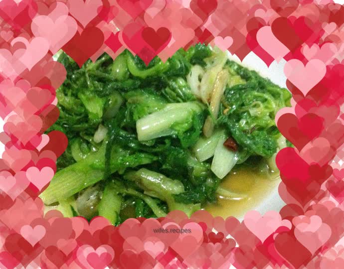 Stir-fried bitter chrysanthemum