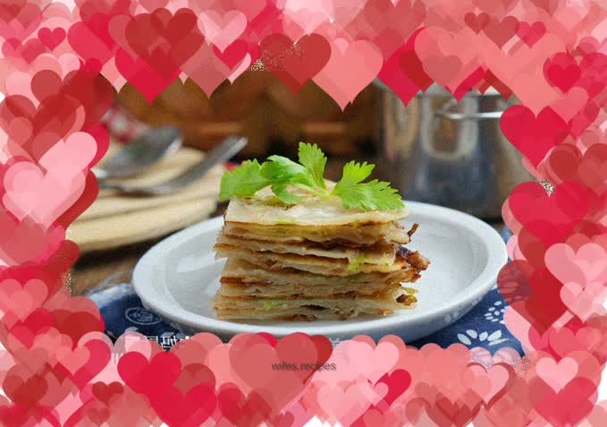 Celery Minced Pork Pancakes