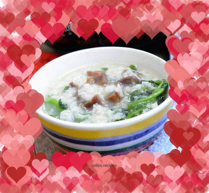 Lean Pork and Watercress Porridge