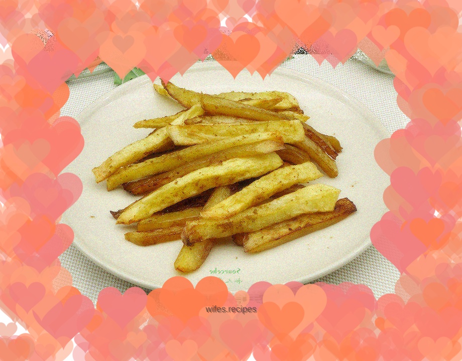 Sauce-flavored potatoes