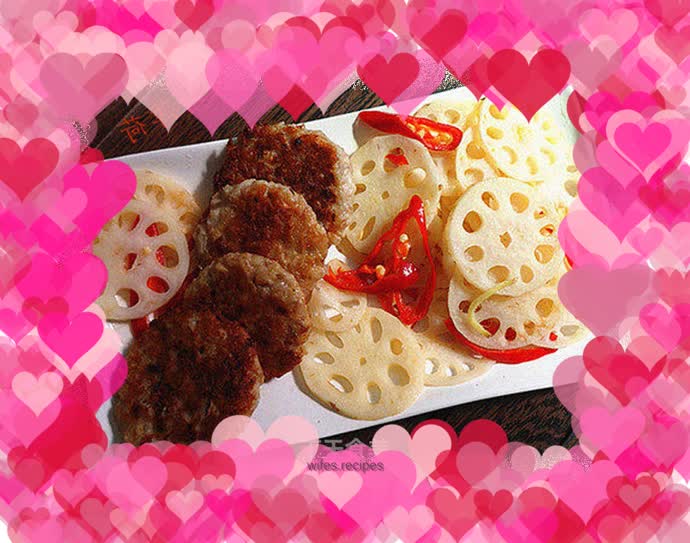 Crispy lotus root double combo - spicy and sour crispy lotus root + pan-fried crispy lotus root cake