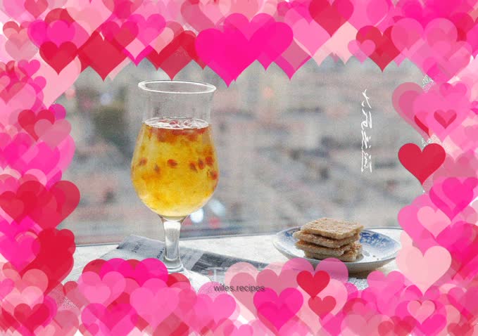 Peach Gum Candy Ginger Juice