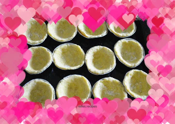 Homemade egg tart crust