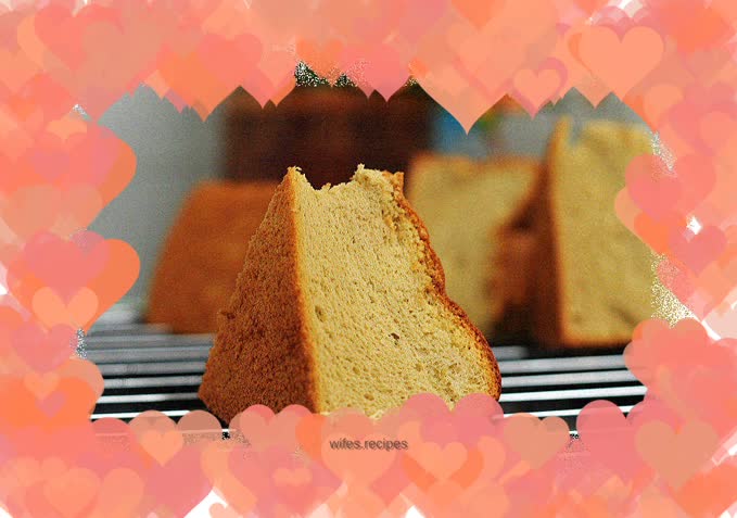 Brown sugar chiffon rice cake