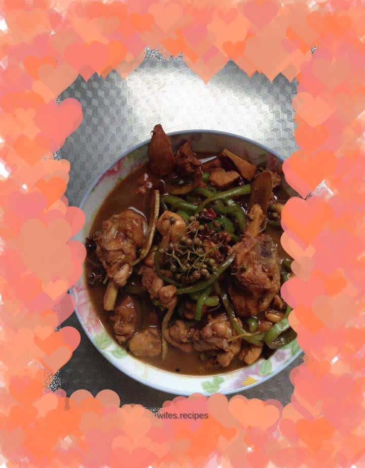 Chicken Thighs with Fresh Chili Peppers