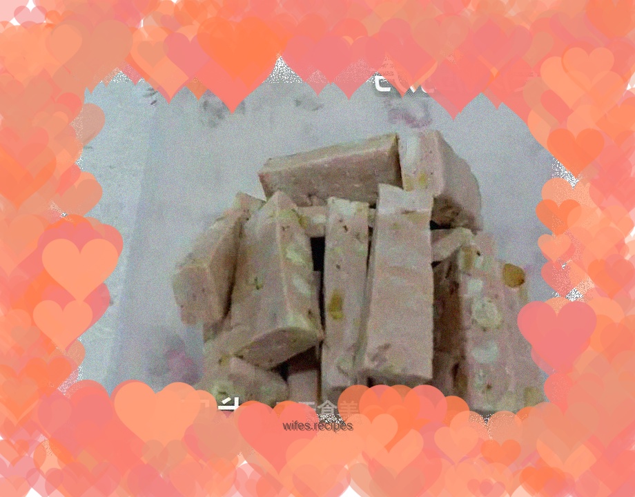 Bread machine version of peanut nougat