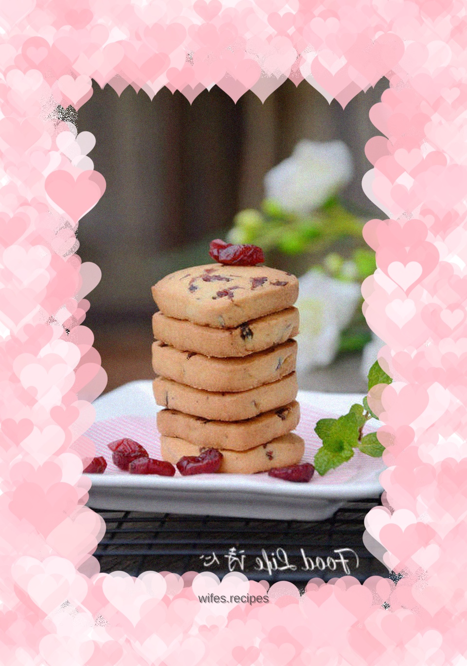 Dried cranberries (soaked in brandy)