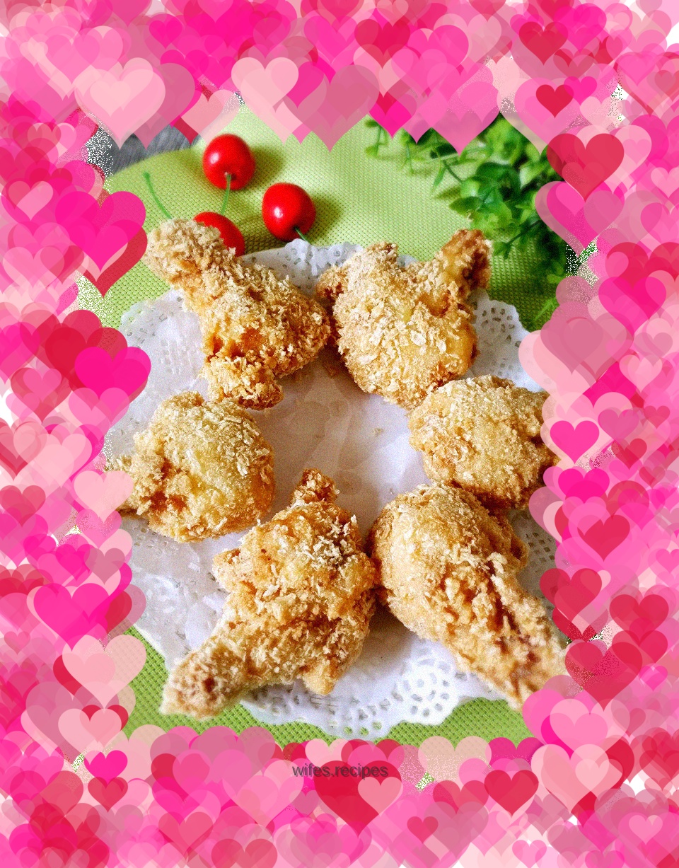 Crispy fried chicken legs