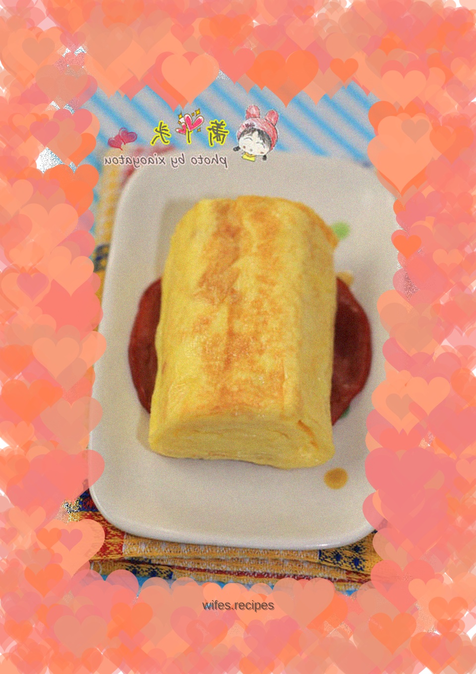 Soft egg roll
