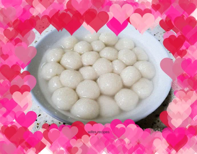 Simple glutinous rice balls