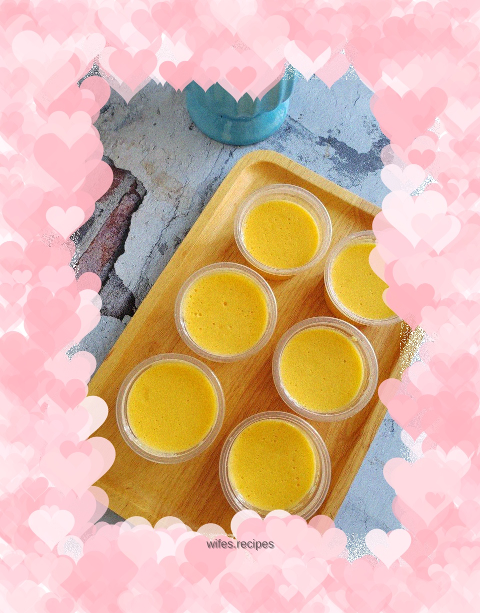Mango custard