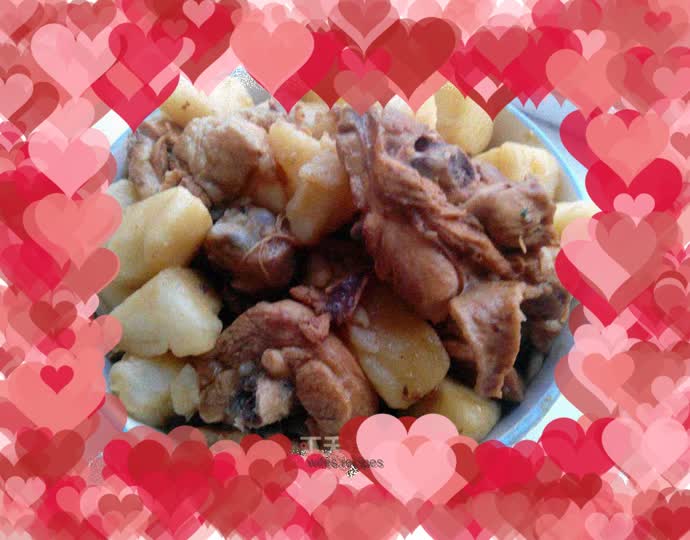 Chicken Legs Stewed with Potatoes