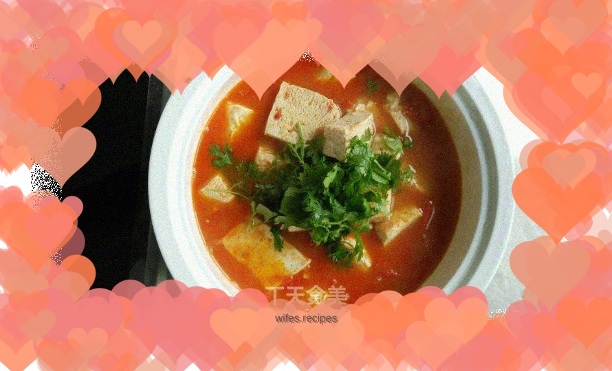 Tomato stewed tofu