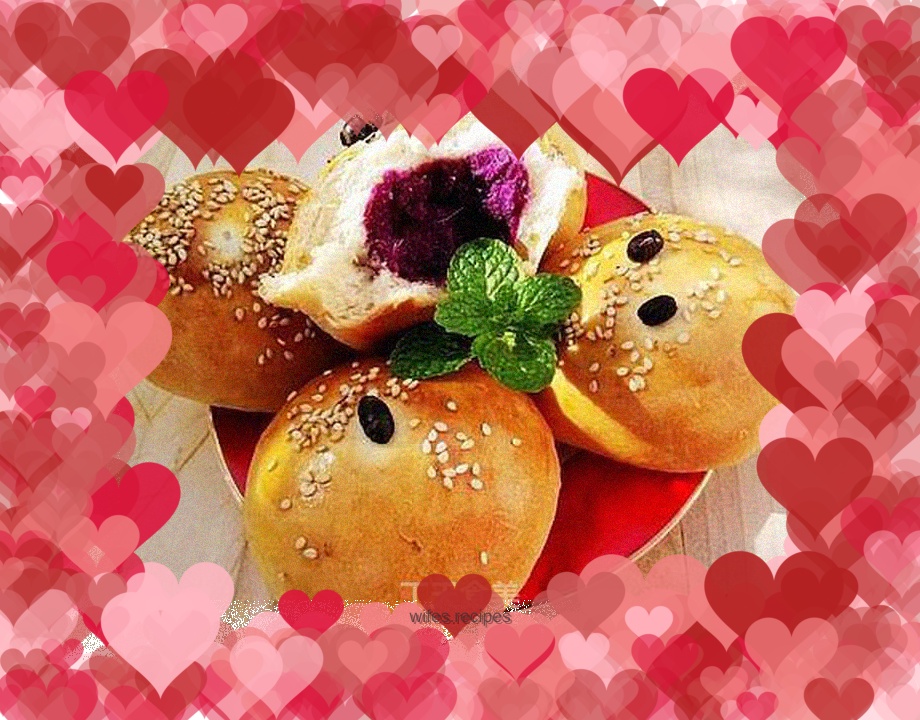 Chinese Purple Sweet Potato Meal Bun