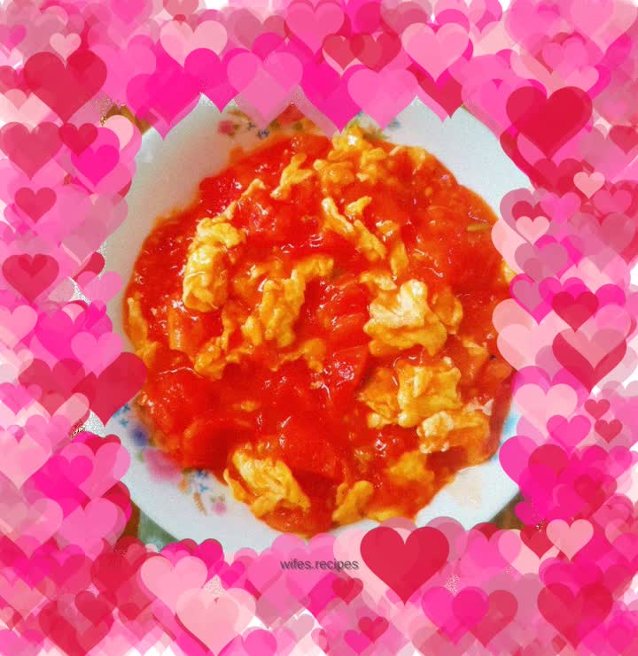 Scrambled eggs with tomatoes