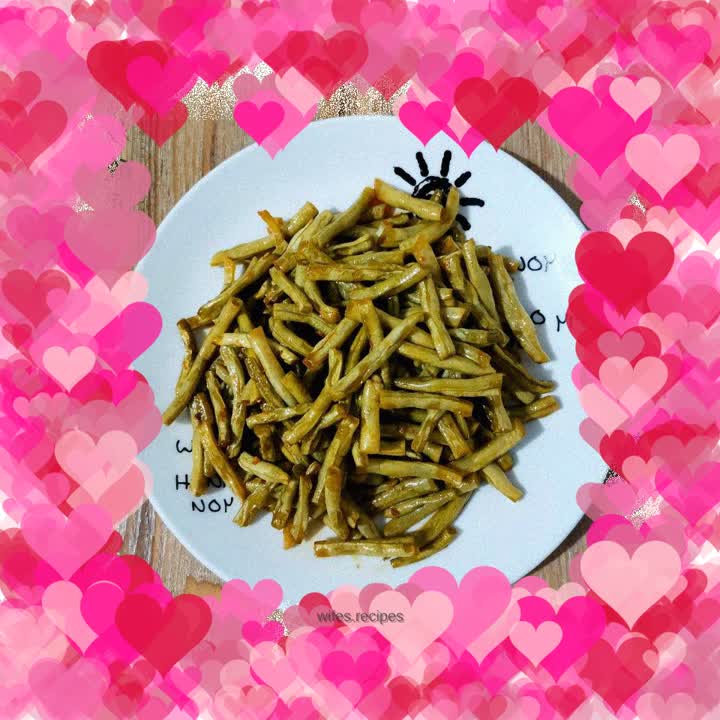 Stir-fried pickled beans
