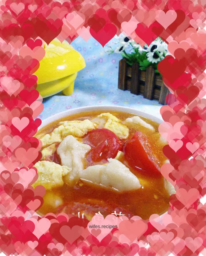 Tomato and egg gnocchi