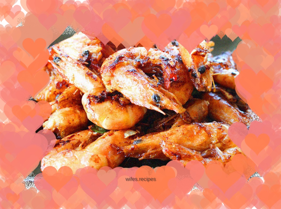 Shrimp with salt and pepper soy sauce