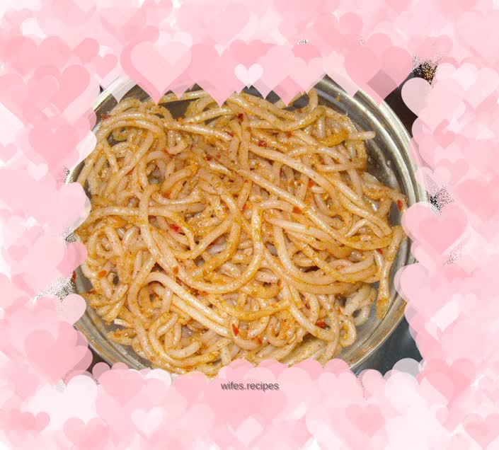 Fried cold noodles (BBQ flavor) (minimalist)