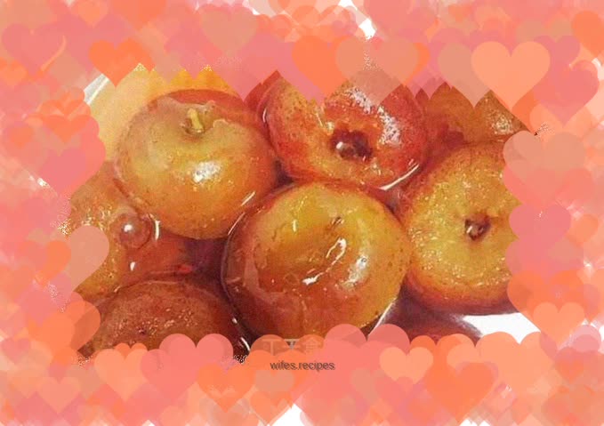 Hawthorn rock sugar and pear water