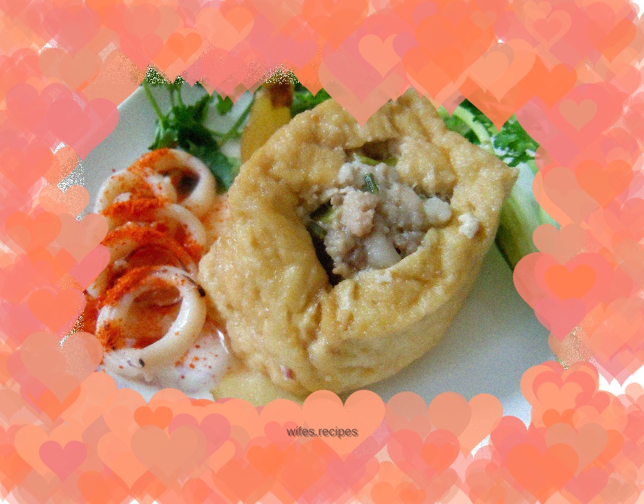 Squid Rings and Stewed Tofu