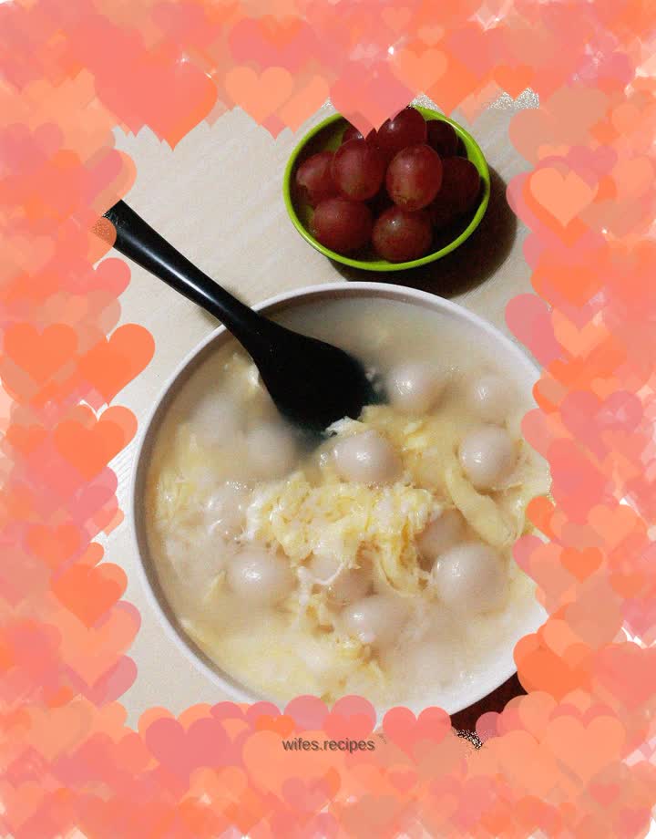 Rice dumplings with fermented rice wine