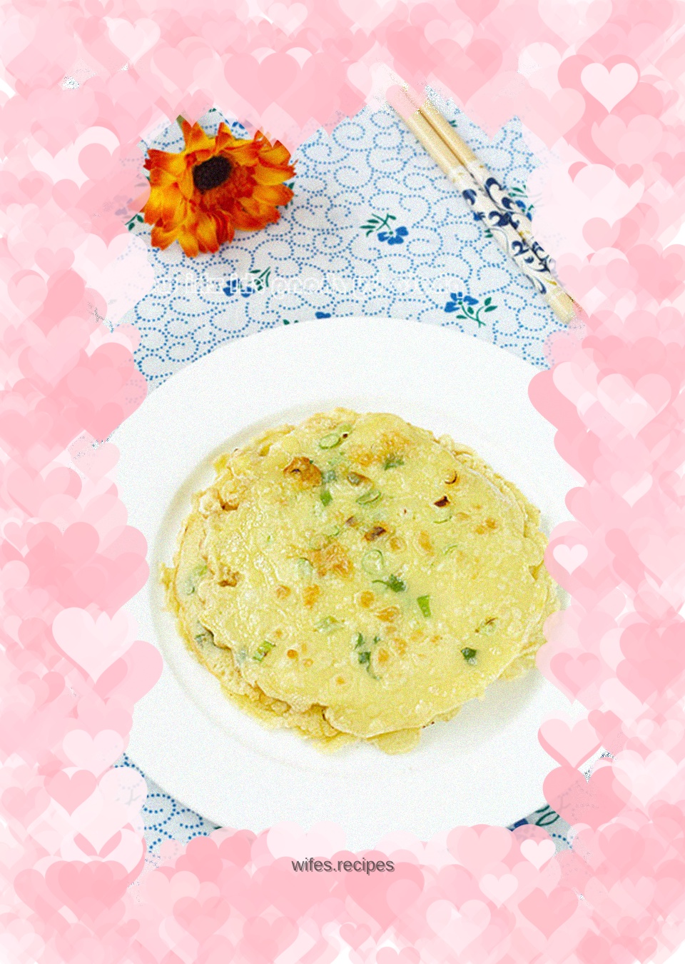 Chive egg pancake