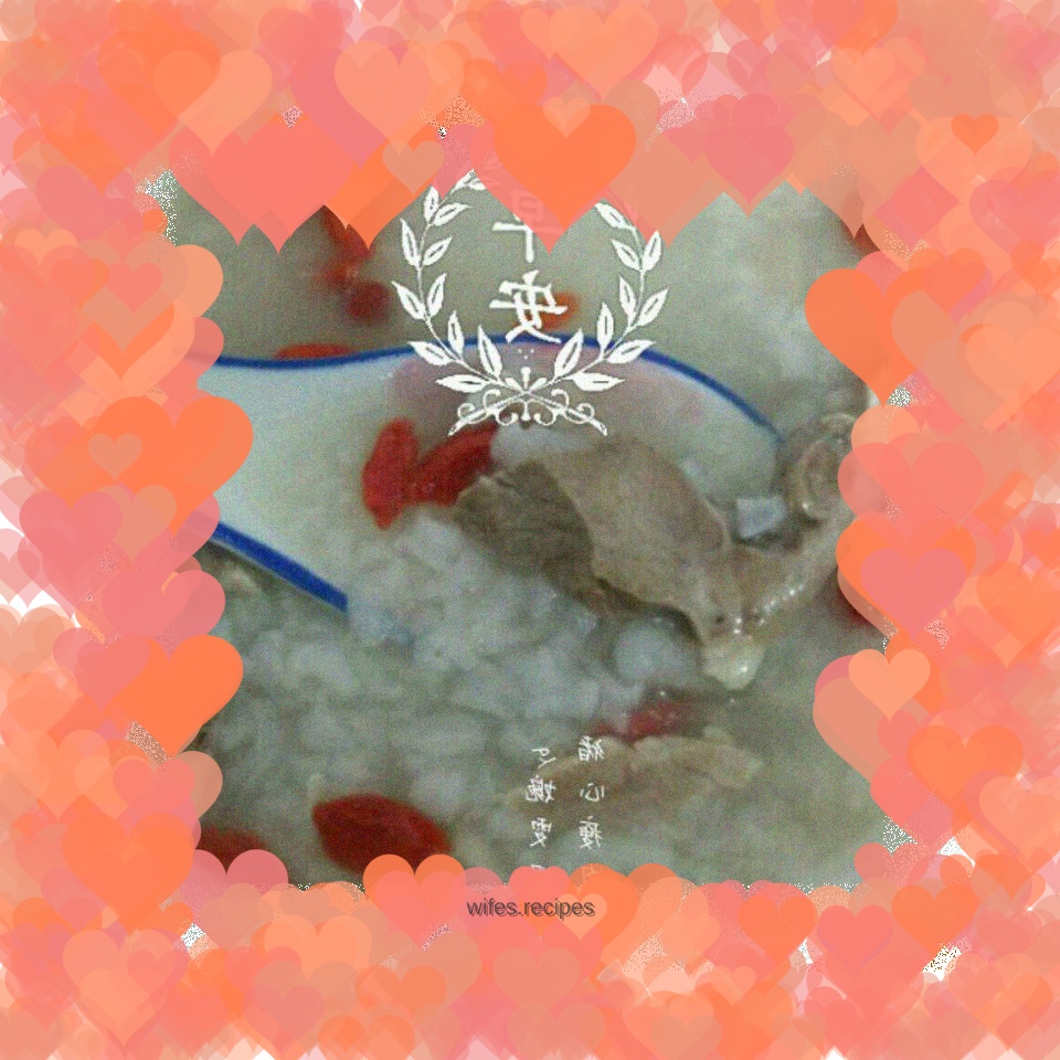 Lean Pork Heart Porridge