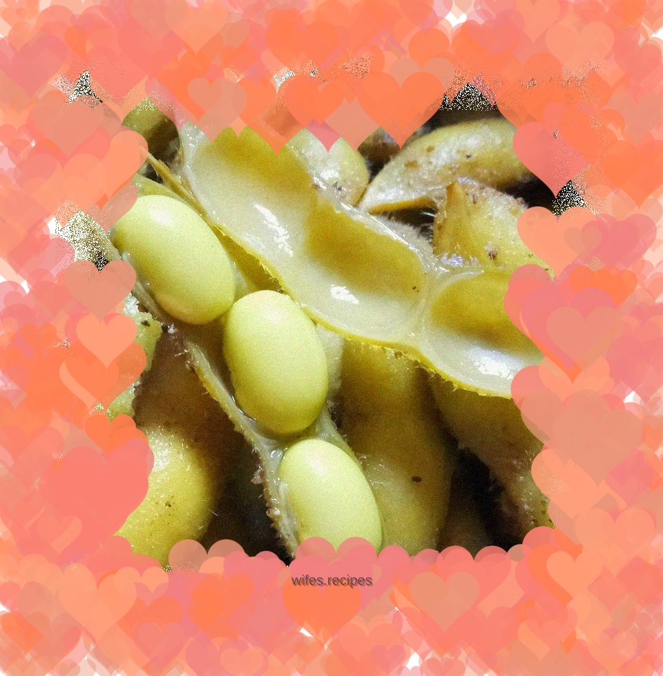 Lazy version---Five-spice edamame