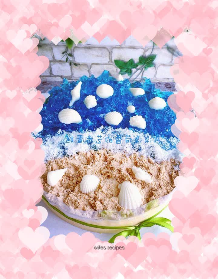 Blue Crystal Ocean Mousse