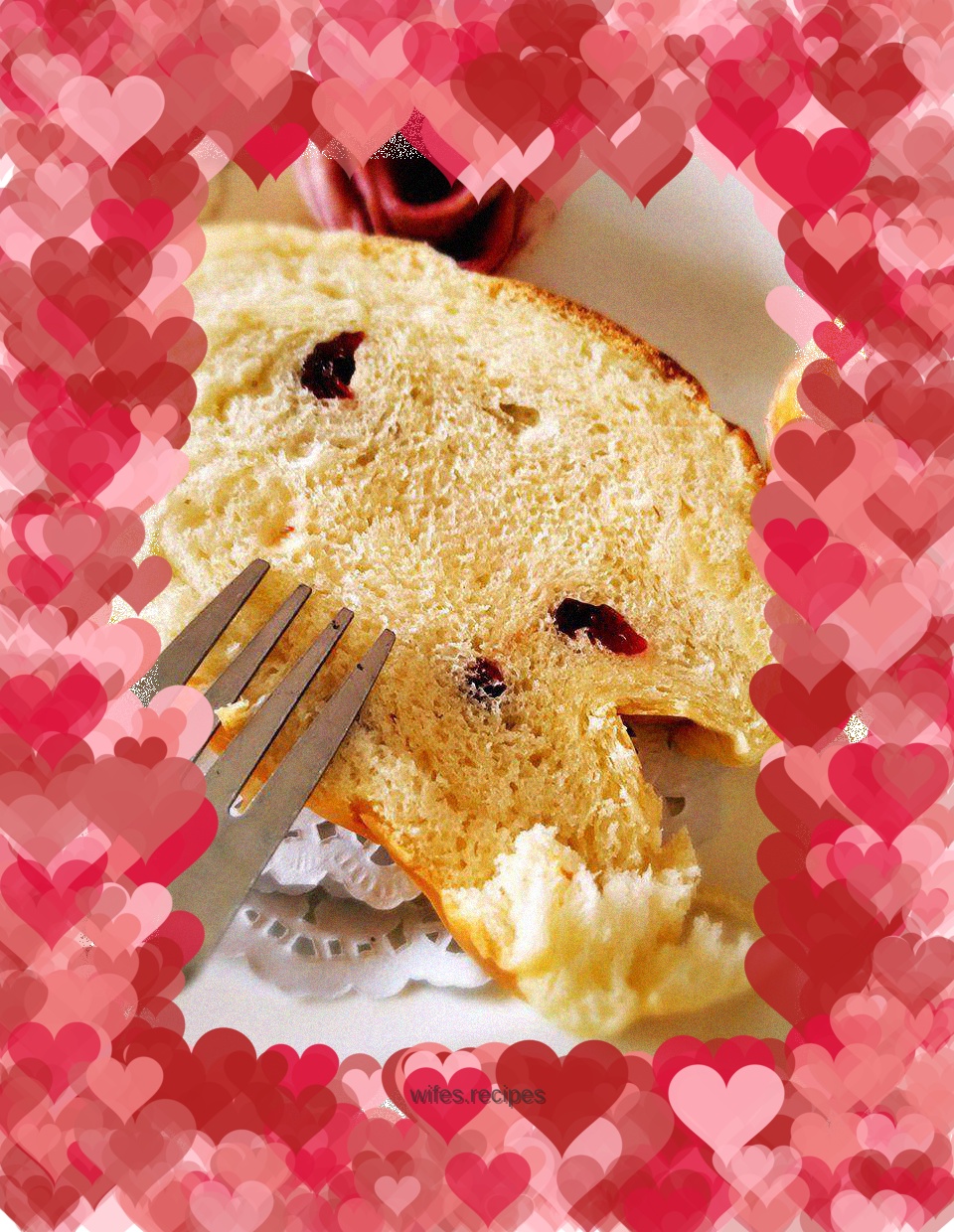 Super soft cranberry toast