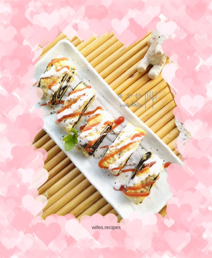 Cheese and Seaweed Tamagoyaki