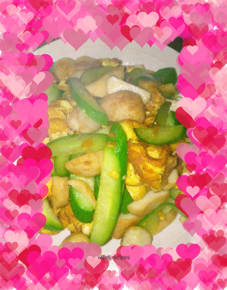 Cucumber and Egg Braised Fish Balls