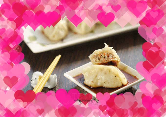 Chayote and Three Fresh Pot Stickers