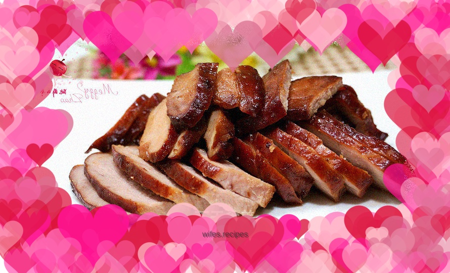 Delicious barbecued pork