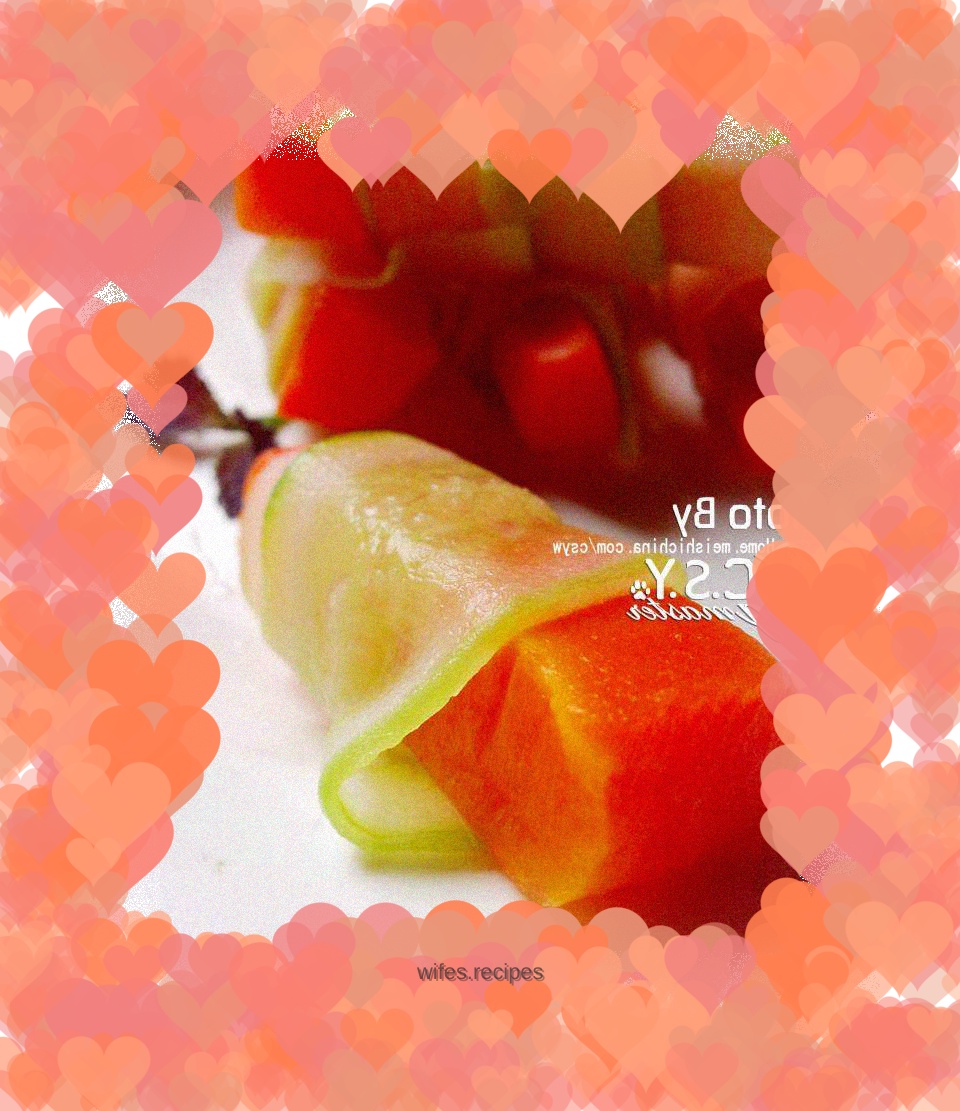 【Autumn Freshness】Cucumber and Carrot Roll