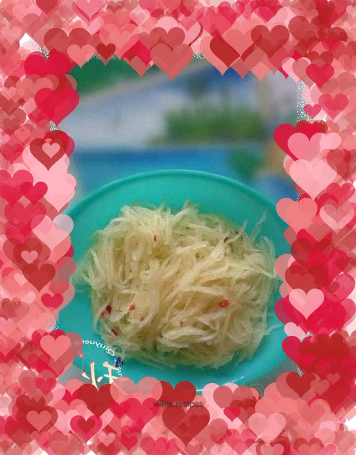 Refreshing watermelon rind