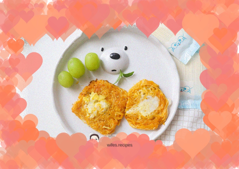 Complementary food for 9 months and above Bird's Nest Noodle Cake