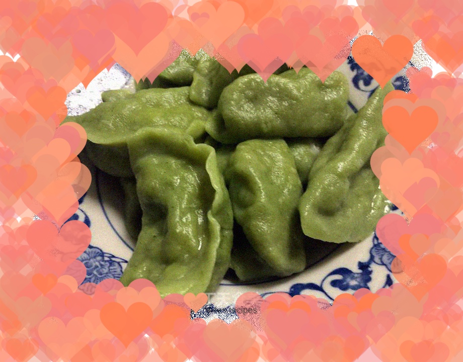 Cabbage and egg dumplings