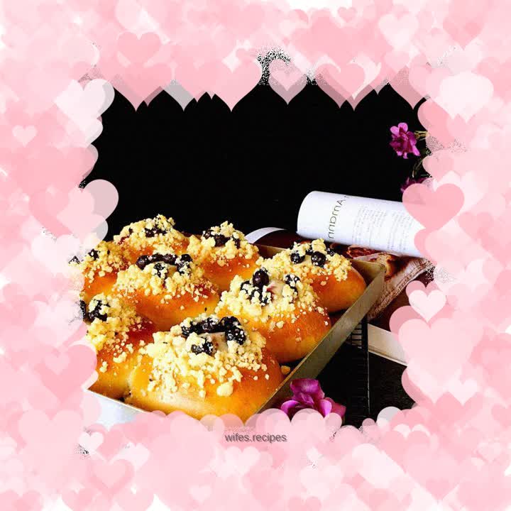 Crispy Blueberry Bread