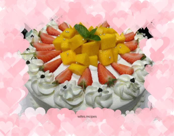 Fruit Pie Birthday Cake