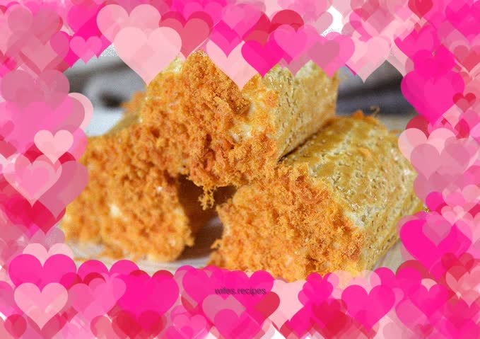 Depp oven recipe – meat floss rolls