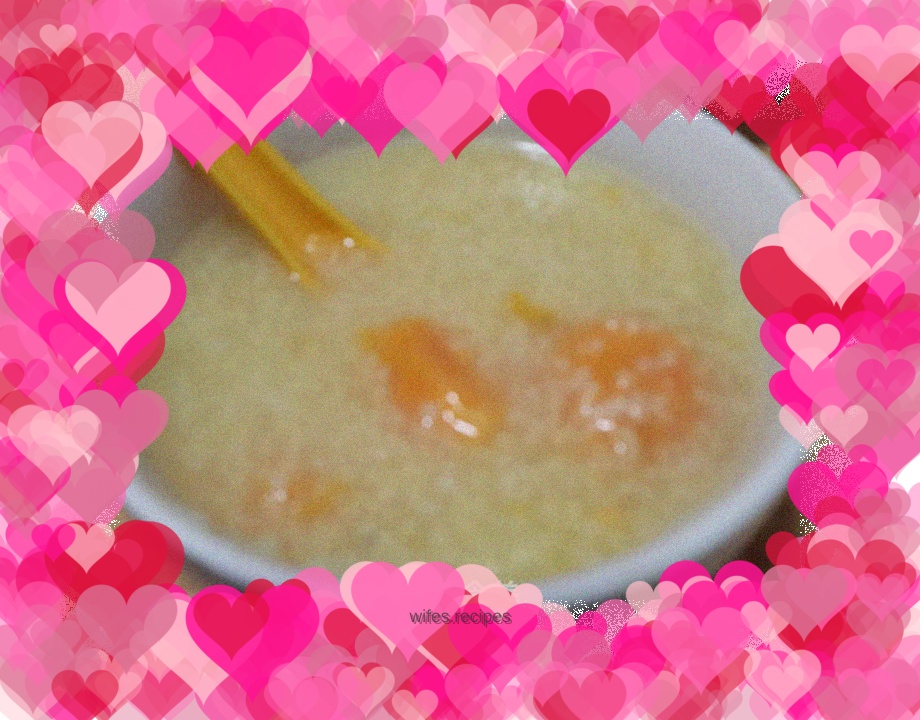 Sweet potato and millet porridge