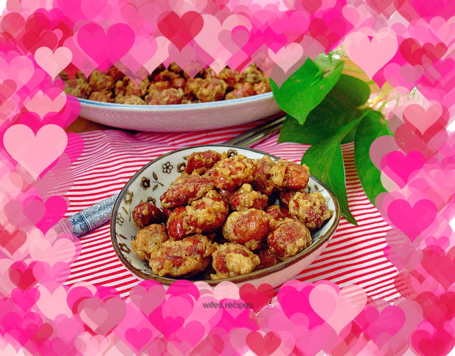 Fried peanuts