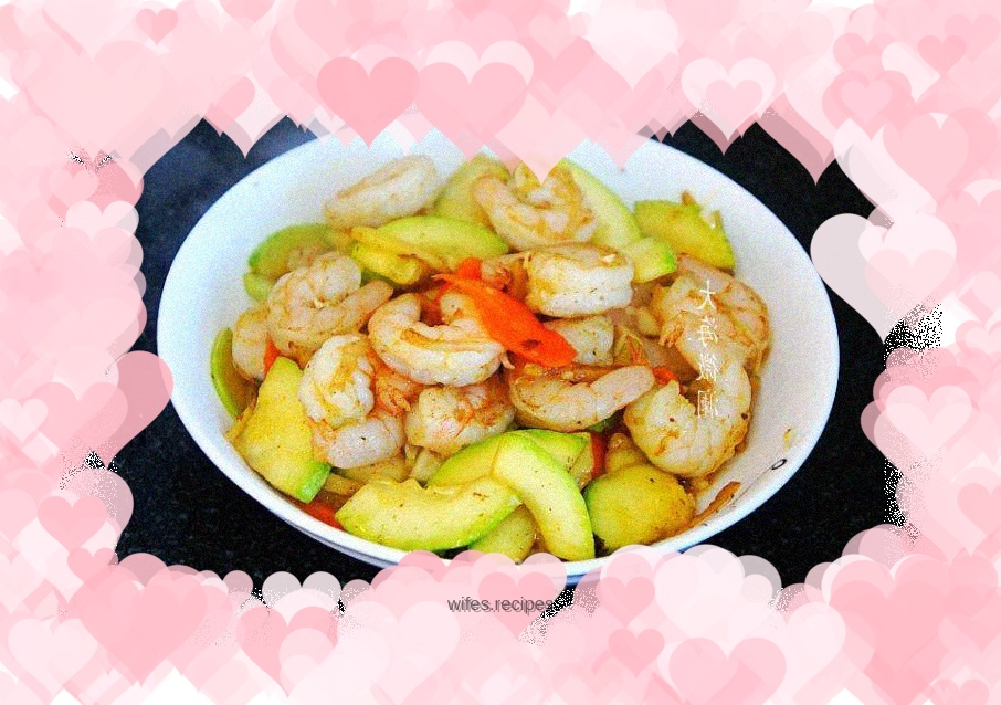 Fried Zucchini with Shrimp