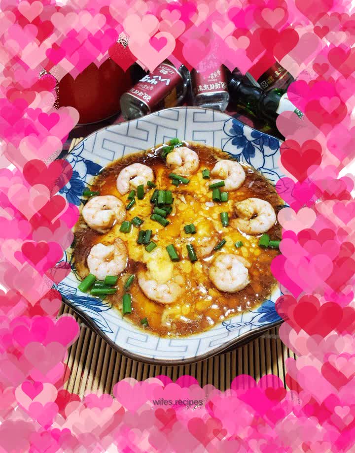Steamed Egg with Shrimp