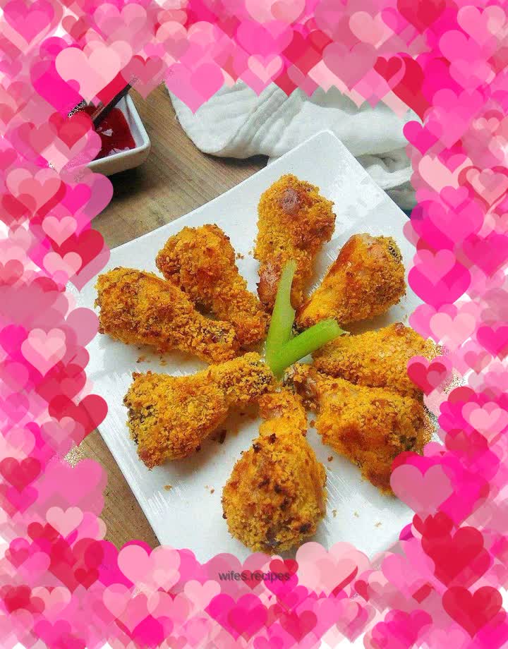 Crispy oil-free grilled chicken wings